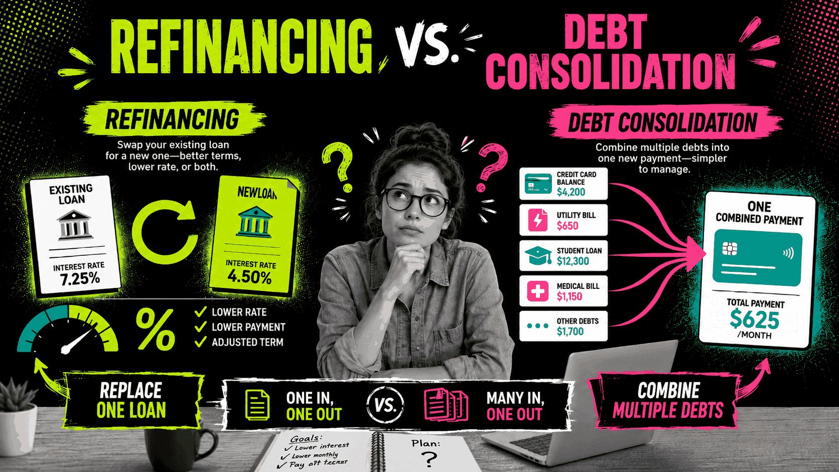 Refinancing vs Debt Consolidation: What These Terms Actually Mean